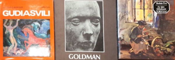 Theisler Gyrgy, Vahtang Beridze, Bodnr va - 3 db mvszeti ktet: Az jra felfedezett Tornyai, Gudiasvili, Goldman