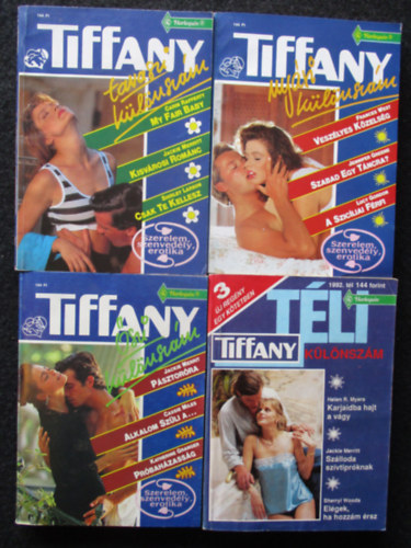 Jackie Merrit - Tiffany 1992. 1-4 (tavasz,ny�r,�sz,t�l) k�l�nsz�mok (My far baby, karjaidba hajt a v�gy, P�sztor�ra, Vesz�lyes k�zels�g)
