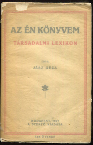 Jsz Gza - Az n knyvem - Trsadalmi lexikon