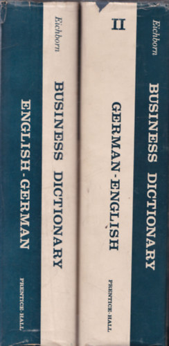 Reinhart von Eichborn - Business Dictionary I-II. (German - English, English - German)