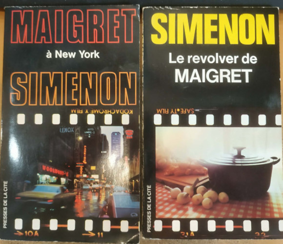 Georges Simenon - 2 db Maigret: Maigret � New York + Le revolver de Maigret