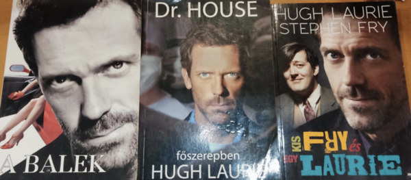 Hugh Laurie, Stephen Fry - 3 db Hugh Laurie: A balek + Dr. House + Egy kis Fry s Laurie