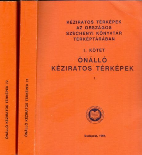 Patay Pálné, Plihál Katalin (szerk.) - Kéziratos térképek az Országos Széchenyi Könyvtár térképtárában I. kötet - Önálló kéziratos térképek 1-2.