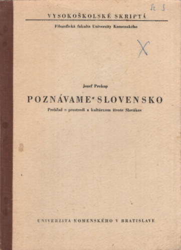 Jozef Prokop - Pozn�vame Slovensko