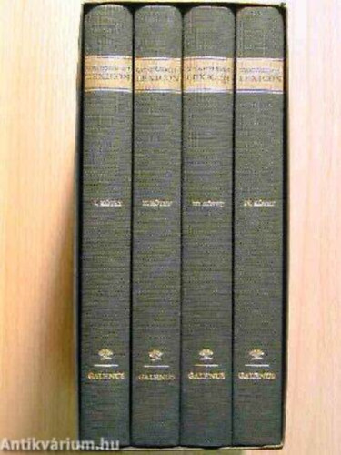 Kazay Endre (szerk.) - Gy�gyszer�szi lexicon I-IV.