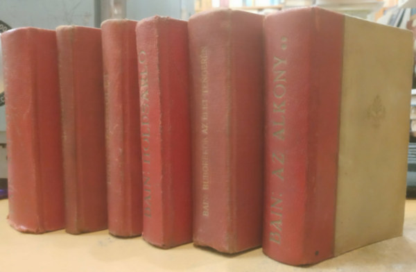 F. W. Bain - 6 db F. W. Bain: Bubor�kok az �let tenger�n; Sz�rk�let; A hajnal le�nya; Ami az �lomban val�s�g; Az alkony k�nt�se; Holdsarl�