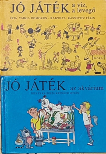 Varga Domokos, Krenner Istvn - 2db knyv a J jtk cm sorozatbl - Varga Domokos-J jtk a vz, a leveg; Krenner Istvn-J jtk az akvrium