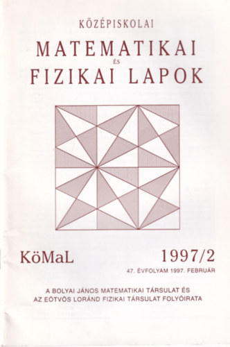 Olh Vera (fszerk.) - Kzpiskolai matematikai s fizikai lapok 1997/2