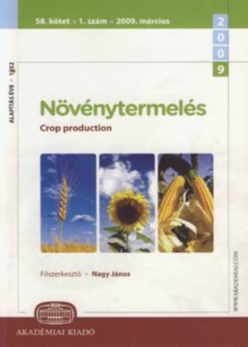 Nagy Lajos (Szerk) - Nvnytermels - Crop production