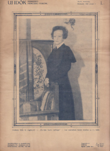 Herczeg Ferenc (szerk.) - Uj Id�k - XLIX. �volyam 1-53. sz�m, 1943. (teljes)