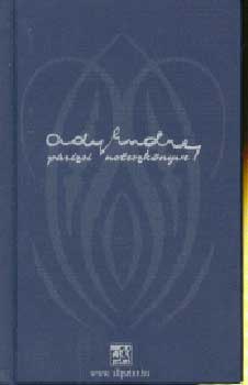 Ady Endre - Ady Endre párizsi noteszkönyve
