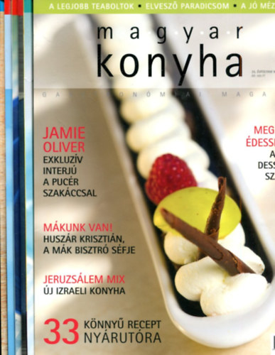 Vink Jzsef (Szerk.) - 6 db Magyar konyha - gasztronmiai magazin (nyri szmok: 2012-2015 )