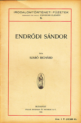Szabó Richárd - Endrődi Sándor