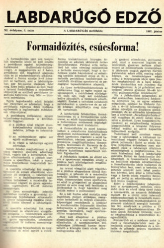 Borbly Pl - Labdarg edz 1982-1985 - 4 vfolyam egybektve