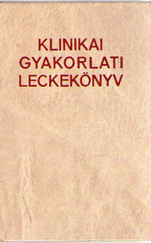 szerk.:Ob�l-Riedl - Klinikai gyakorlati leckek�nyv