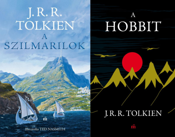 J. R. R. Tolkien, John Ronald Reuel Tolkien - 2 db knyv A Gyrk Ura vilgbl: A hobbit + A szilmarilok - Illusztrlta Ted Nasmith
