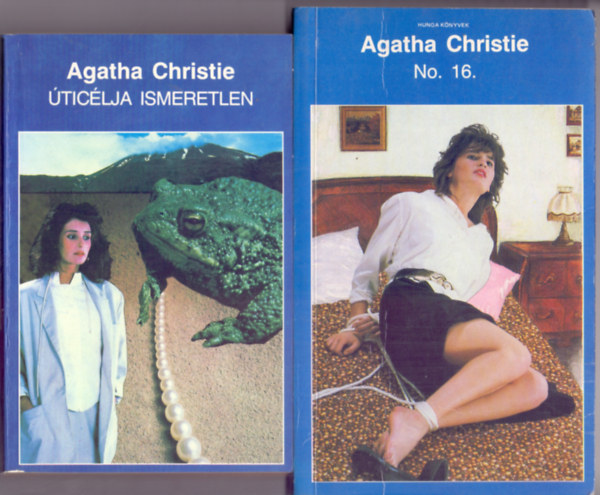 Agatha Christie - 3 db. Bűnügyi regény: Úti célja ismeretlen + No. 16. + Harmadik lány (Agatha Christie)