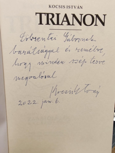 Kocsis Istv�n - Trianon avagy passi�j�t�k a XX. sz�zadban