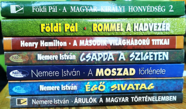 Nemere István, Földi Pál, Henry Hamilton - Történelmi könyvcsomag (7 kötet)