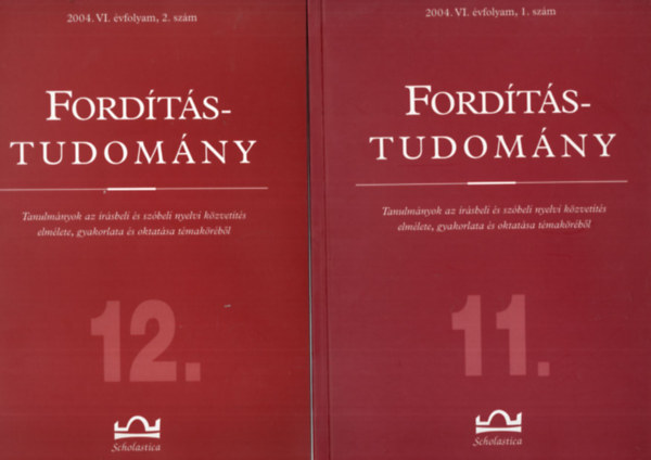 Klaudy Kinga, Albert Sndor, Bart Istvn - Fordtstudomny 11-12. 2004. VI. vf. 1-2. sz. ( teljes )