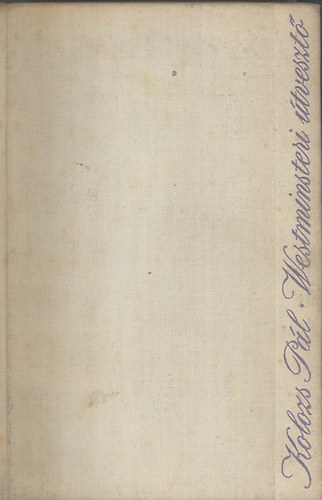 Kolozs P�l - Westminsteri �tveszt�