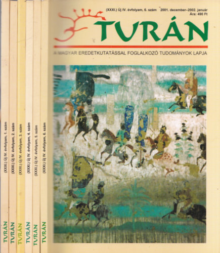Eszterg�ly El�d (szerk.) - Tur�n 2001/1-6. (teljes �vfolyam)