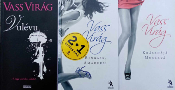 Vass Vir�g - Vass Vir�g k�nyvcsomag (3db) Vul�vu - a nagy szerelem valahol / Ringass, amadeus / Kr�szn�j� Moszkv�