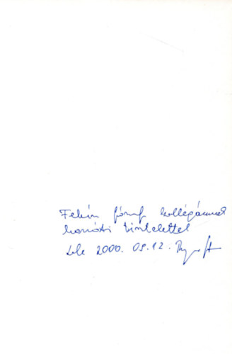 Rozsnyai Jnos, Dr. Halmgyi Pl, Sli Attila - Maroslele kzsg monogrfija- dediklt