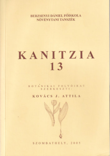 Kovács J. Attila - Kanitzia 13 - Botanikai folyóirat