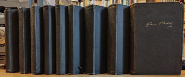 T�th �rp�d, Vajda J�nos, Juh�sz Gyula, V�r�smarty Mih�ly, Csokonai Vit�z Mih�ly - 9 db sz�pirodalmi k�tet: Csokonai Vit�z Mih�ly �sszes versei I-II; Magyar ballad�k; V�r�smarty Mih�ly �sszes k�ltem�nyei I-II; Juh�sz Gyula �sszes versei I-II; Vajda J�nos �sszes versei; T�th �rp�d �sszes versei, versford�t�sai