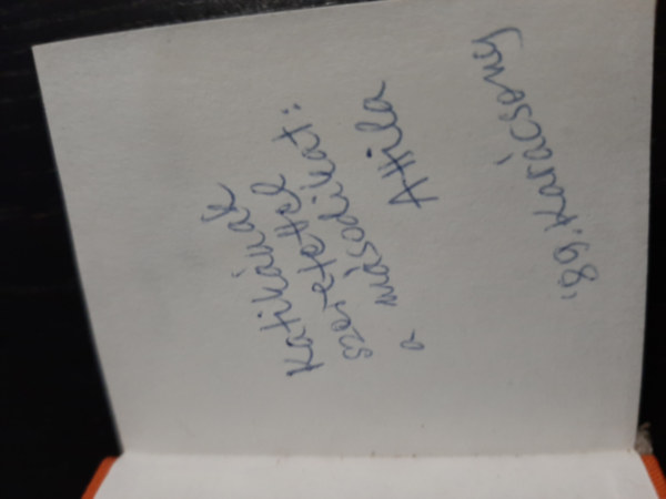 Selmeczy Attila - Bújócska (minikönyv) - számozott és dedikált!