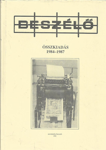 Beszl - sszkiads II. 1984-1987