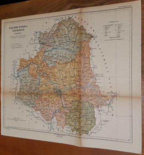 (Kogutowicz) - Szolnok-Doboka Vármegye térképe (Kogutowicz: megyei térképek)