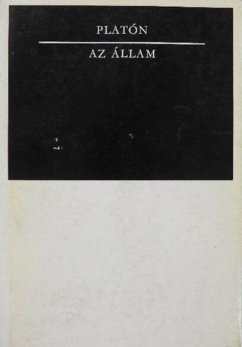 Plat�n - Az �llam