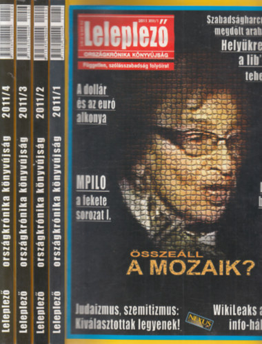 Leleplez� 2011/1-4. (teljes �vfolyam, 4 db. lapsz�m)- Orsz�gkr�nika k�nyv�js�g