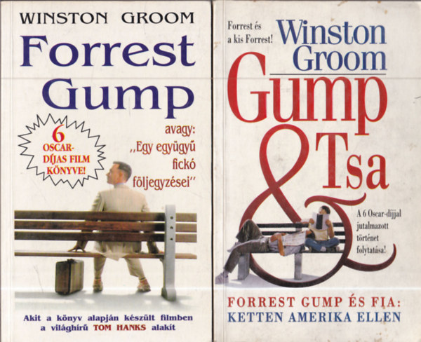 Winston Groom - 2 db. regény: Forrest Gump + Gump & Tsa