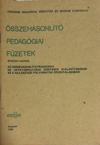 Benedek Andrs - sszehasonlt pedaggiai fzetek