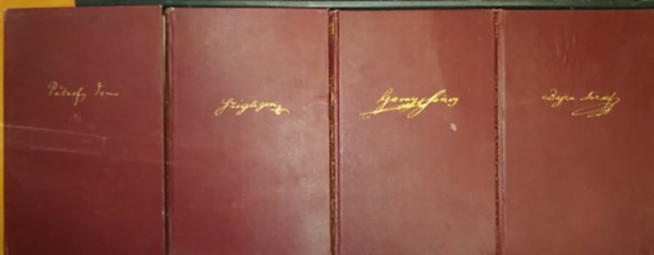 Pterfy Jen, Szigligeti Ede, Garay Jnos, Bajza Jzsef - Pterfy Jen munki (37.) + Szigligeti Ede munki (35.) + Garay Jnos munki (11.) + Bajza Jzsef munki (9.) (4 ktet)
