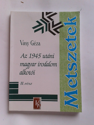Vasy Géza - Az 1945 utáni magyar irodalom alkotói II. KN-0054