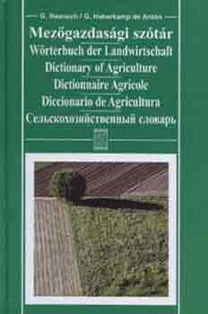 Dr. Haensch, G�nther - Mez�gazdas�gi sz�t�r