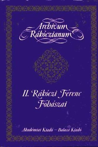 II. Rkczi Ferenc - II. Rkczi Ferenc Fohszai