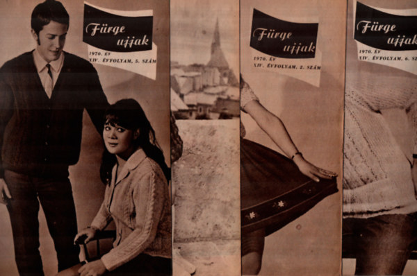4 db Frge ujjak 1970/2, 4, 5, 6. szm egytt.