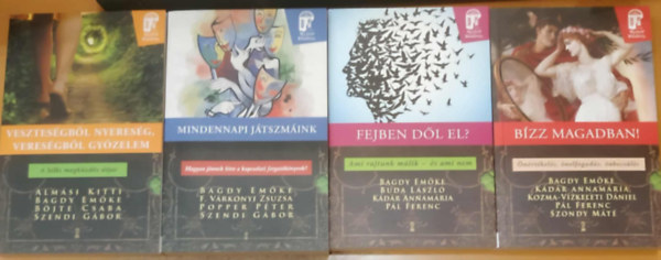 Bagdy Emőke, Popper Péter, Szendi Gábor - 4 db Nyitott Akadémia: Bízz magadban! + Fejben dől el? + Mindennapi játszmáink + Veszteségből nyereség, vereségből győzelem