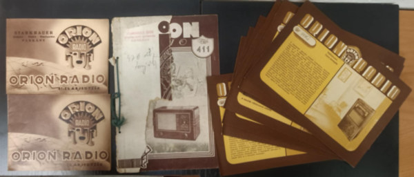 Orion rádió katalóguscsomag