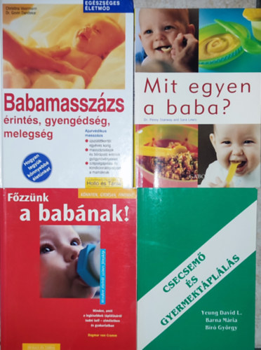 Christina Voorman - Dr. Govin Dandekar, Dr. Penny s Sara Lewis - 4db csecsemkkel, kisgyermekekkel kapcsolatos knyv - Voormann/Dandekar-Babamasszzs; Dr. Penny s Sara Lewis-Mit egyen a baba?; Fzznk a babnak!; Csecsem s gyermektplls