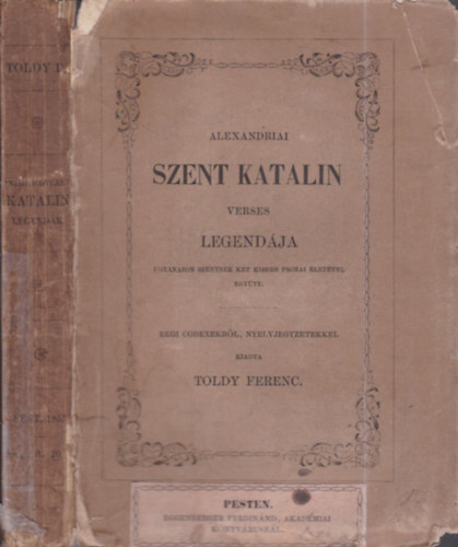 Alexandriai Szent Katalin verses legendája