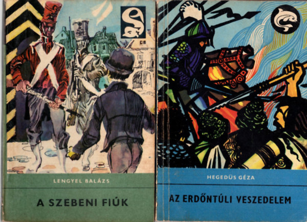 Hegedűs Géza, Lengyel Balázs, Fehér Klára - 3 db Delfin könyv ( együtt ) 1. Az erdőntúli veszedelem, 2. A szebeni fiúk, 3. A földrengések szigete