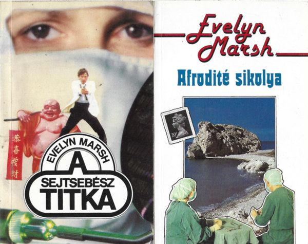 Evelyn Marsh - 2 db könyv, A sejtsebész titka, Afrodité sikolya
