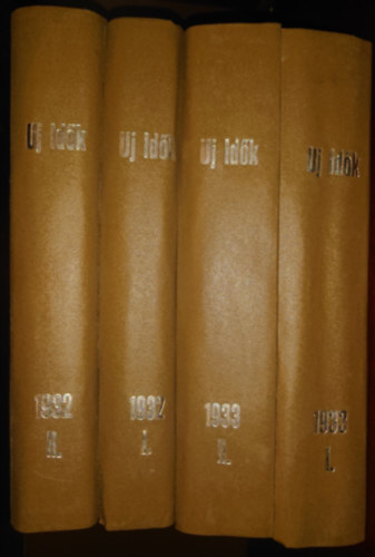 Herczeg Ferenc (szerk) - Az j idk teljes 1932-es s 1933-as vfolyama 4 ktetbe ktve