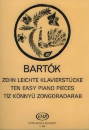 Bla Bartk - Tz knny zongoradarab